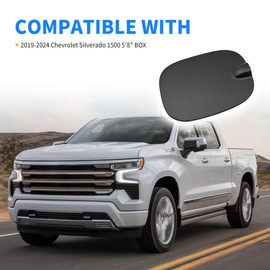 84745968 Fuel Door Fuel Gas Tank Door Cover Compatible with Chevy Silverado 1500 LTD Crew Cab Pickup 2019-2024 Replace 84126524
