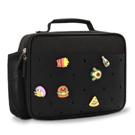 Uxeqtop Cute Lunch Bag (Black)