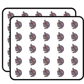 Squirrel Animal Doodle Waves Pattern Art Decor Sticker for Scrapbooking, Calendars, Arts, Kids DIY Crafts, Album, Bullet Journals 50 Pack