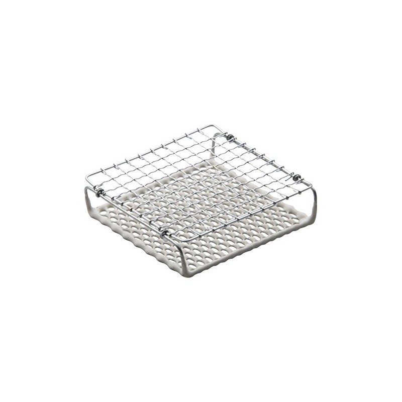 Tanaka Chain Link Ceramic Plate Chrome Roasting