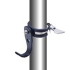 Chinflly Tube Hook,Stainless Steel Adjustable Shelf Pole J Hooks Fit