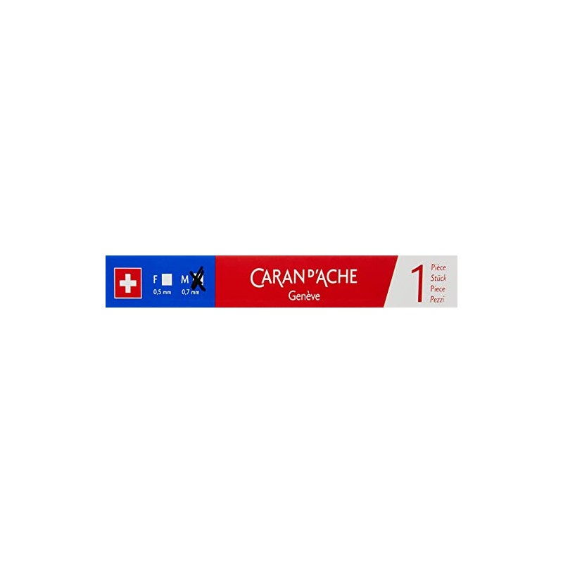 Caran d'Ache Ballpoint Pen Refill Goliath Medium in Blue, Dimensions: