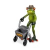 Formano Frog Pensioner Light Green, Approx. 16 cm