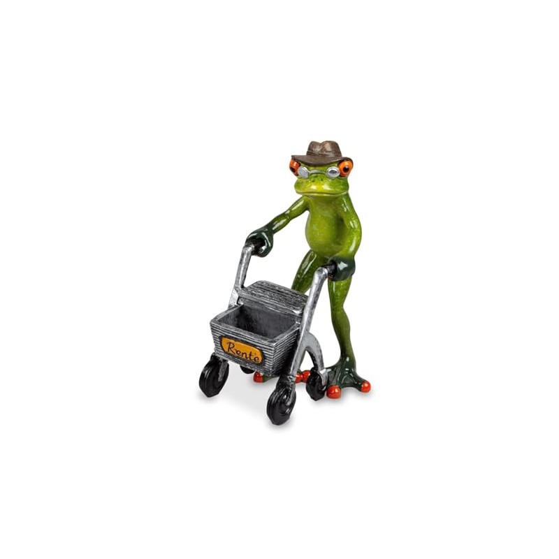 Formano Frog Pensioner Light Green, Approx. 16 cm