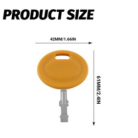 4PCcs Ignition Keys Replacement for Lawn Mower (Part Number 625-05000 725-2054 925-2054A),Ignition Keys for MTD Bolens Craftsman Troy-Bilt Cub Cadet(yellow)