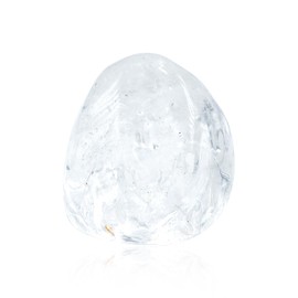 Starborn Clear Quartz Freeform Palm Stones, 1 Piece