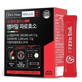 Paleo Doctor's Note My Body Plus Plus Emmermill Faro Enzyme 3g x 28 packets x 1 box / 팔레오 닥터스노트 내 몸에 플러스 plus 엠머밀 파로효소 3g x 28포 x 1박스