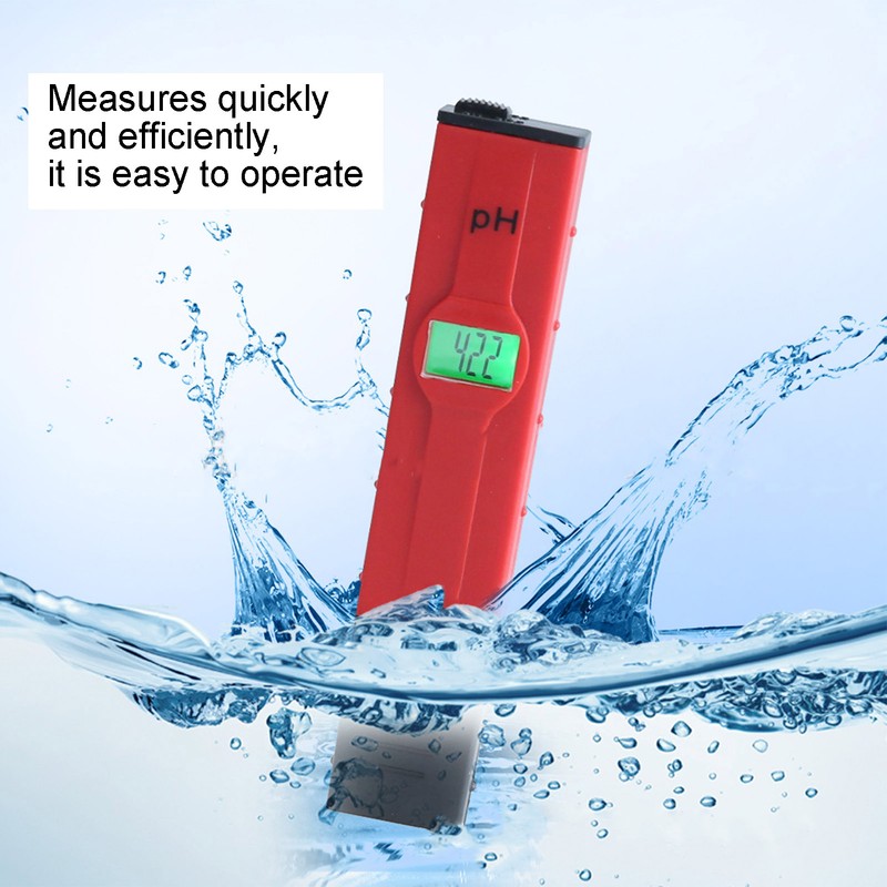 PH Tester Backlight Portable Digital PH Meter ATC High Accuracy
