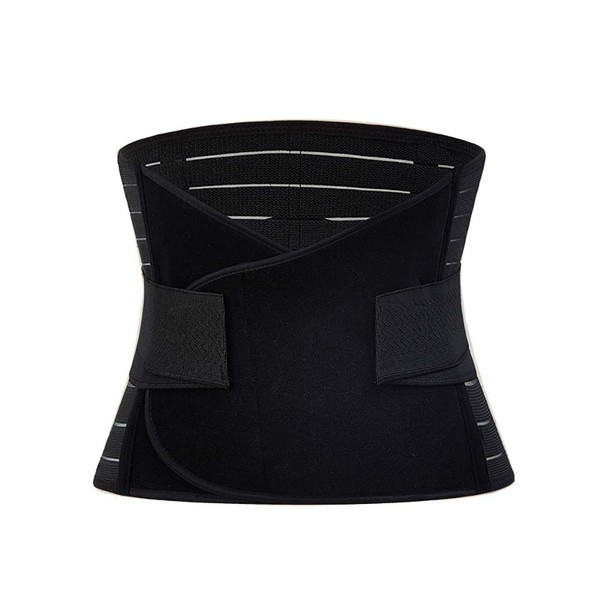 Xilery - Cinturón elástico para mujer para entrenamiento de cintura (negro)