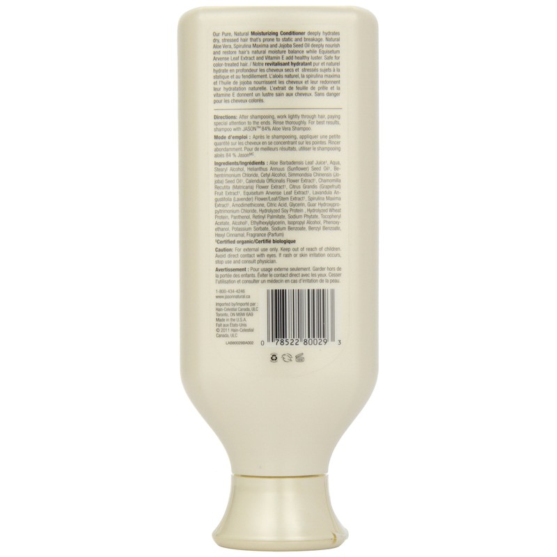 Jason Moisturizing 84% Aloe Vera Conditioner, 473ml