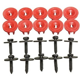 C-FUNN 20 x Motor Under Ceiling Cover Clips Screws Floor Shield Protection Compatible with Ford Focus C-Max