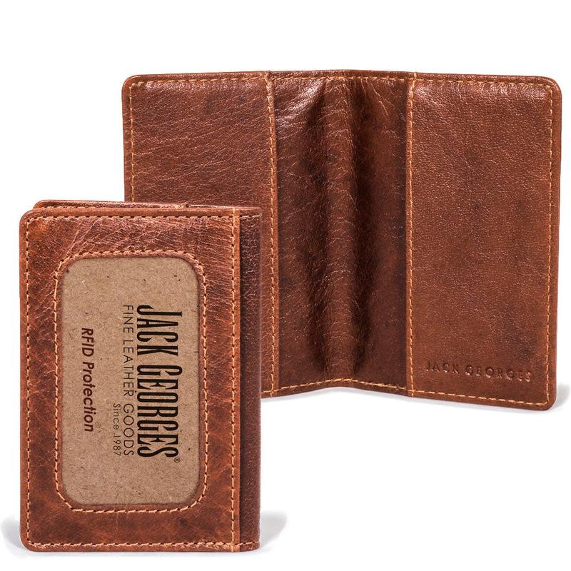 Slim Card Holder Wallet #7736 - Please Select Color:: Brown