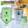 ANECO 100% Compostable Food Waste Bags 3 Gallon, 100 Count,