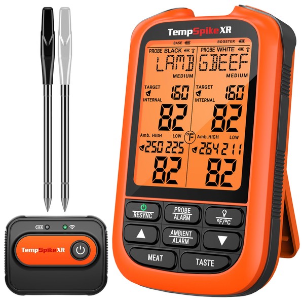 ThermoPro TempSpike XR 2000FT Wireless Meat Thermometer with 2 Ultra-Thin