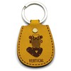 NONINA Engine Design Key Chain Set, Braun
