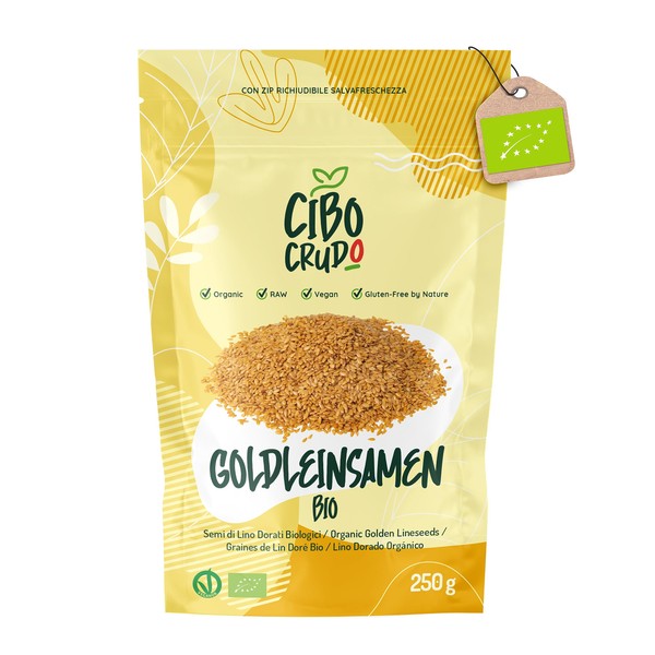 Flaxseed Organic Whole 250 g Flaxseed Gold Flaxseed Rich in