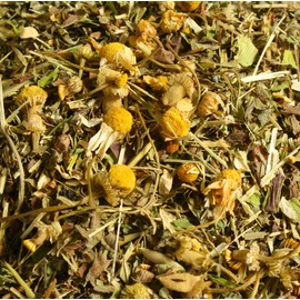 Calming Herbal Tea Blend: Loose-Leaf, Organic & Wildcrafted, Healing and Medicinal, 4 oz. Tin.