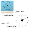 Innovative DIY Wall Clock Stylish Mirror Surface Sticker Clock Modern