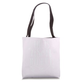 Pink Decorative Font Lettering With Words He is Risen Tote Bag