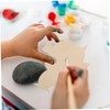 DOITOOL 5pcs Wooden Clay Board for Portrait Making Safe Durable