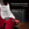 LEKATO 2.4GHz Wireless Guitar System - 6 Channels Rechargeable Wireless