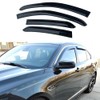 Puermto 94194 Sunproof Waterproof Side Window Wind Deflector, 4pcs Protective