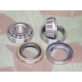 ZGZ  Shovelhead Import Wheel Bearing Kit With .250 Wide Seals 73 - 79