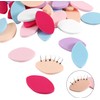 predolo 100 esponjas de práctica con forma de ojo, almohadillas
