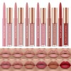 URQT Set De Maquillaje De Labios Nude De 12 Piezas