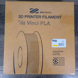 XYZprinting da Vinci PLA 3kg YELLOW 1.75mm Filament Spool with NFC Tag - New