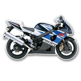 2 x 10cm GSXR Motorcycle Vinyl Decal Sticker Bike Biker Laptop Car #6302 (10cm Wide x 6cm Tall)