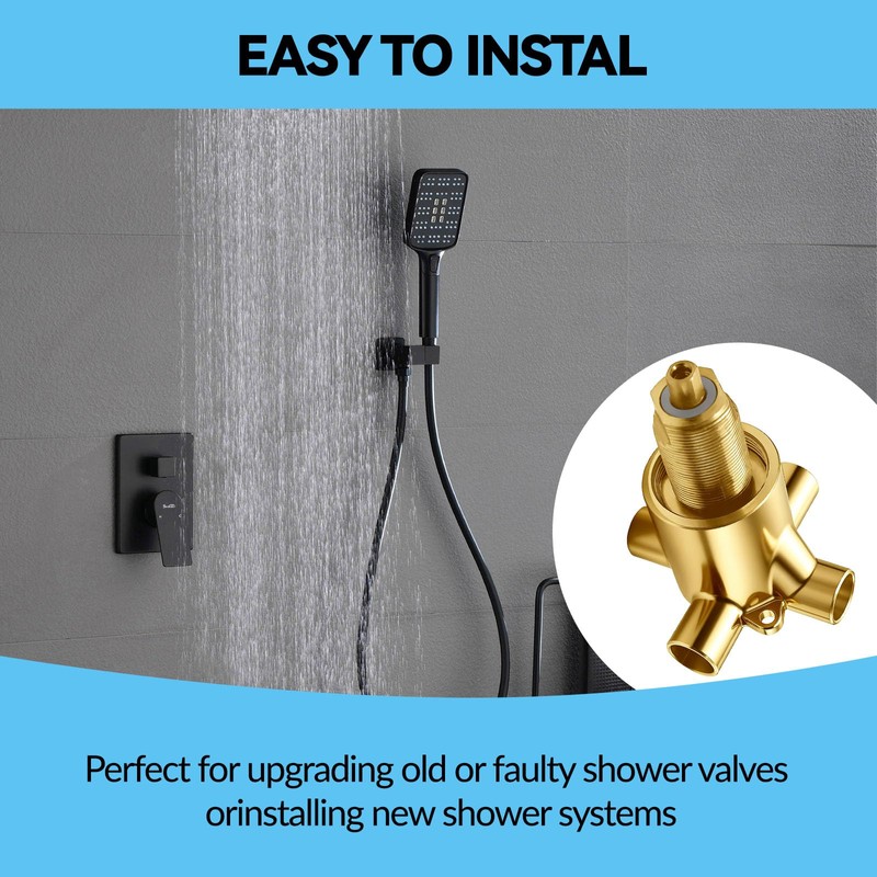 3-Function Shower Transfer Valve for Moen 3360 Commercial 3 Way