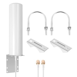 Littlecatch 3G 4G LTE External Antenna Outdoor with 5M Dual Slider SMA Connector for Router Mobile Hotspot Wireless Home