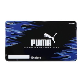 Kutsuwa PM557 Puma Colored Pencils, 12 Colors Can Case