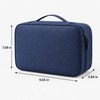 Travel Cable Organizer Case for Electronics – Waterproof Nylon Storage