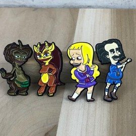Big Mouth Pin Set - Color: Coach Steve