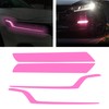 TOMALL 2 Pair Headlight Fog Light Vinyl Films Smoke Tint