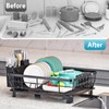 Ricobes Dish Drying Rack - Metal Space Saving Dish Rack