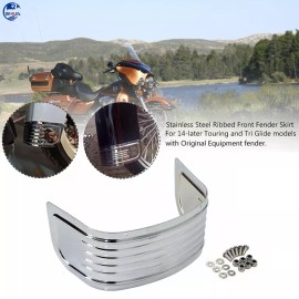Unbranded US Motorcycle Front Fender Trim Skirt For Harley Touring Electra Glide Road King