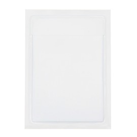 Muji NAB17A8S Pocket Seals, Translucent, Card Size, 1 Pocket x 2 Sheets