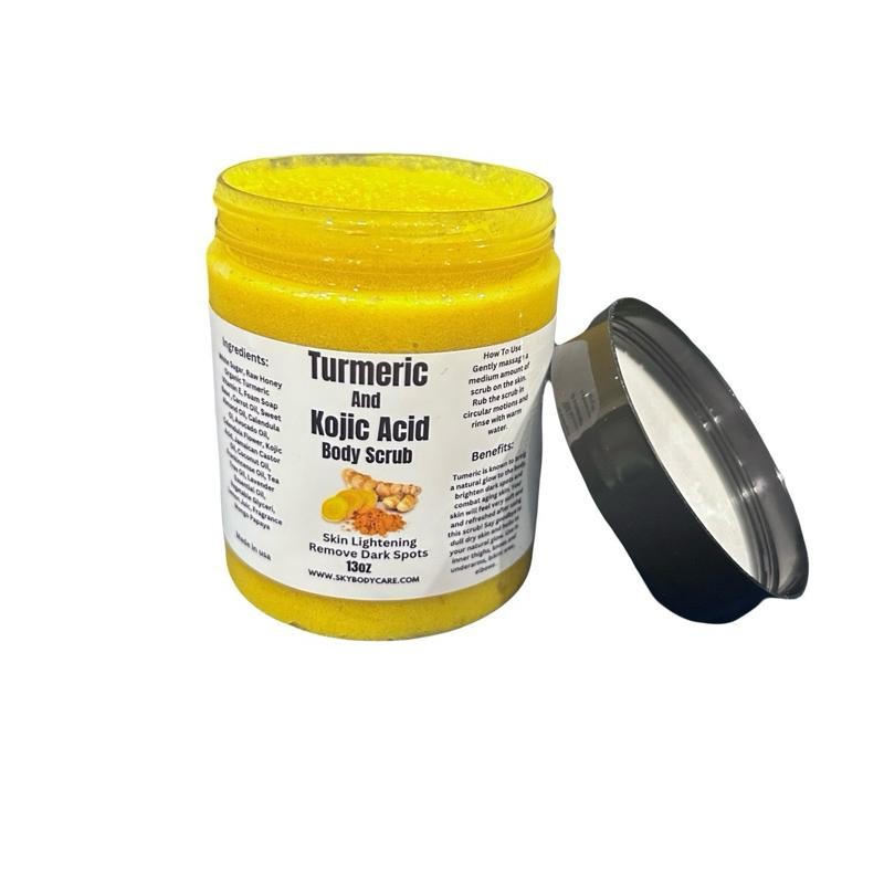Turmeric And Kojic Acid Body Scrub