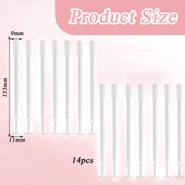 Pack of 14 Applicator Disposable Vaginal Cream Applicators Disposable Vaginal Applicator Tube Hygienic Thread Injector Applicators Syringe Lubricant Tube Hygienic Disposable Vaginal Applicator Tube