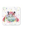 Coaster Hippo Wild Wildlife Animals Coasters Watercolour Art Gift Work