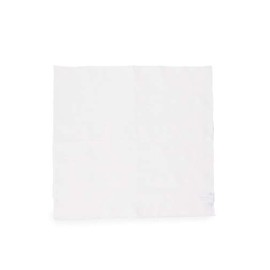 Beamswef 21470847367 Men's Pocket Square Linen Square, WHITE/E7