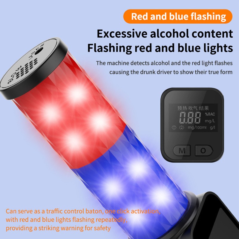 Alcohol Tester Handheld High Accuracy Intelligent Voice Announcement Type C