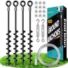27" Ground Anchors Heavy Duty Shed Anchors Kit, Mobile Home