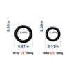 TKYPZY 40 Pack Power Pressure Washer O-Rings for 1/4" &