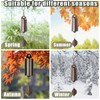 Deep Tone Heroic Windbell Large Cylinder Wind Chimes Antique Metal