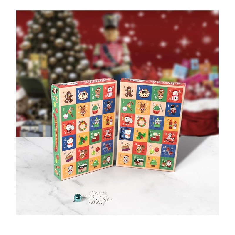 5Pcs DIY Christmas Advent Calendar, 24 Days to Fill Fun