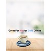 Coasters for Drinks Set of 6 Barbell Plate Weight Drink